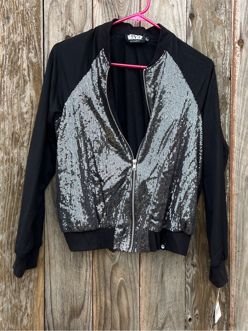 Vintage Star Wars Rogue One Sequin Bomber Jacket
